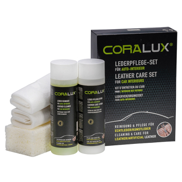 CORALUX Leather Care Set for car leathers