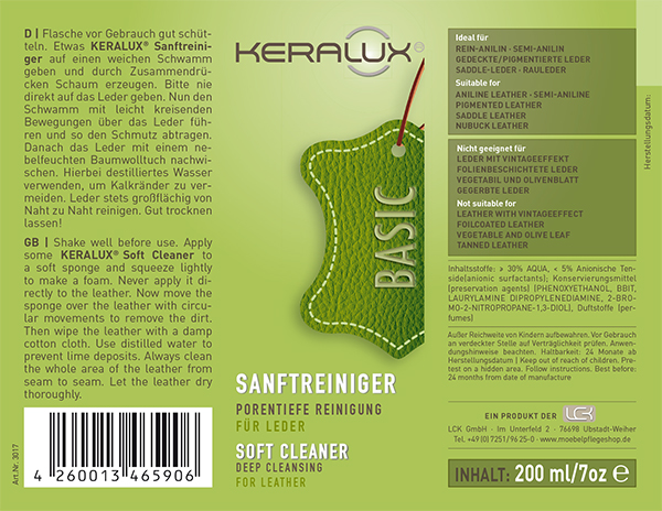 KERALUX® Leather Care Set S 4