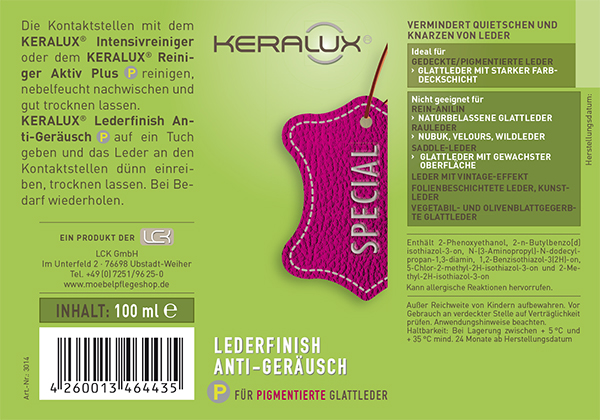 KERALUX® Lederfinish Anti-Geräusch P 2