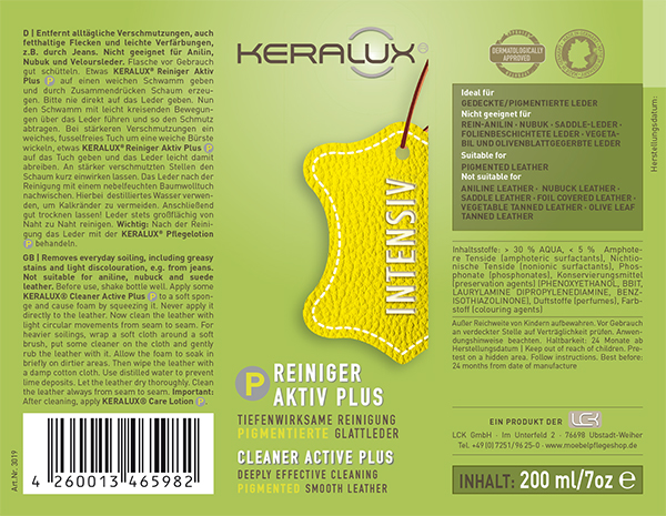 KERALUX® Reiniger Aktiv Plus P 2