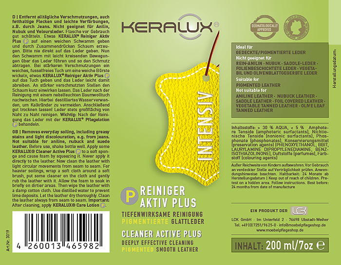 KERALUX® Reiniger Aktiv Plus P 5