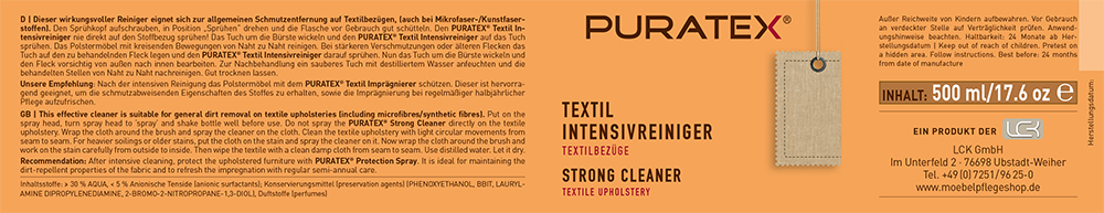 PURATEX® Strong Cleaning Set for textile upholstery 2