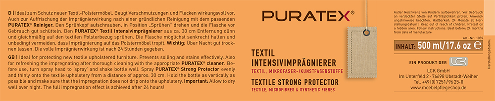 PURATEX® Strong Protector for textile upholstery 3