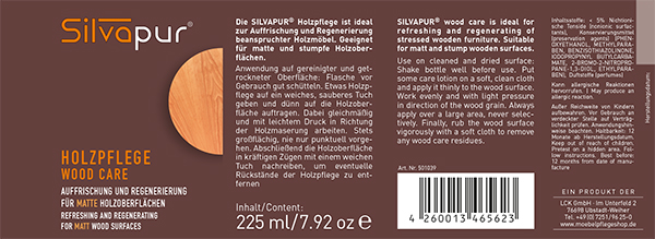 SILVAPUR® Holzpflege für matte Holzoberflächen 2