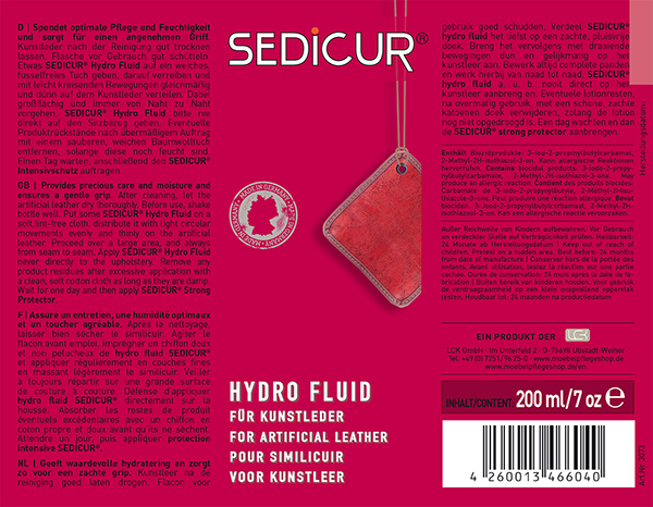 SEDICUR® Care Set for artificial leather 3