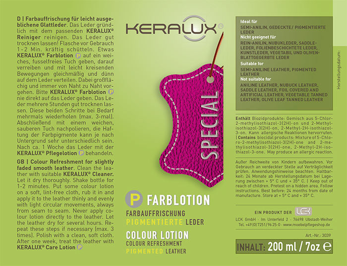 KERALUX® Colour Repair Set P according to sample 3