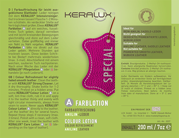 KERALUX® Farbauffrischungs-Set A Standard/Farbkarte 3