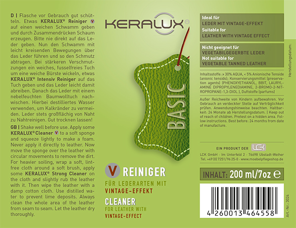 KERALUX® Colour Repair Set for leather with vintage-effect 2