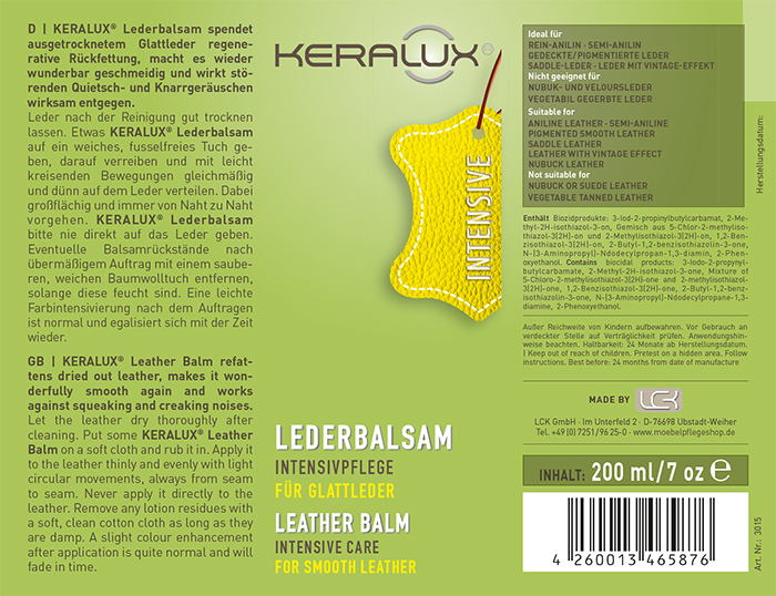 KERALUX® Leather Balm 2